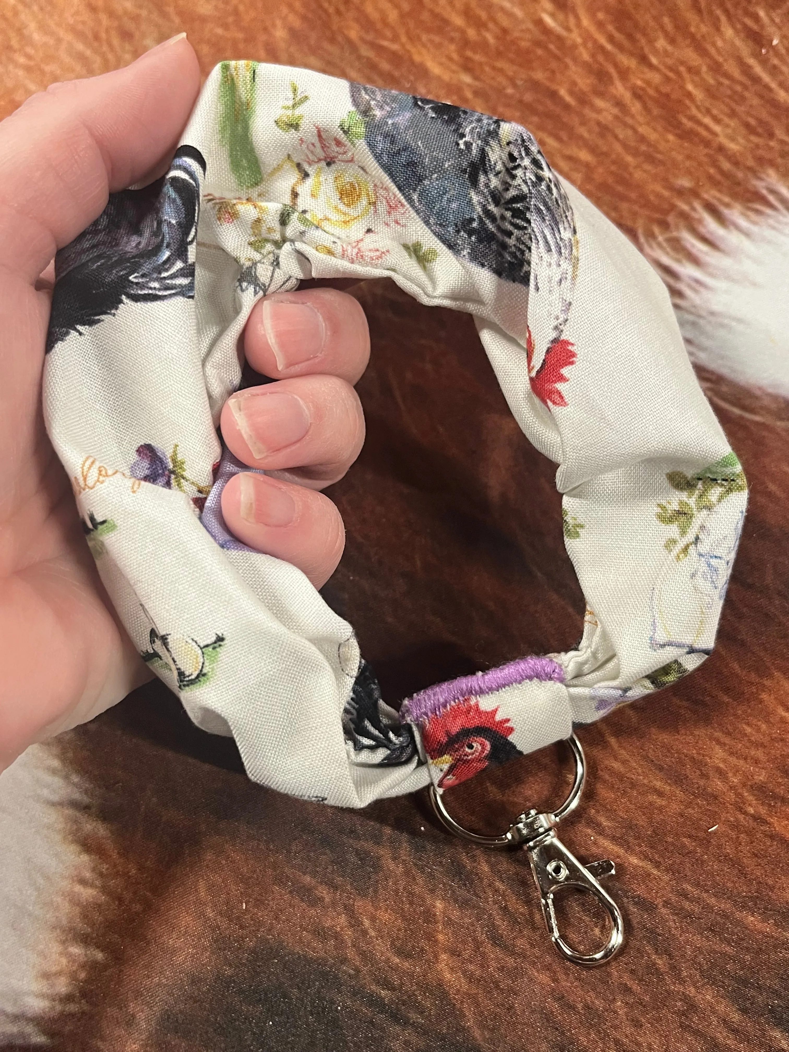 Ruffle Keychain