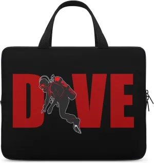 Scuba Diving Diver Laptop Tote Bag Portable Notebook Carrying Case Computer Protective Briefcase