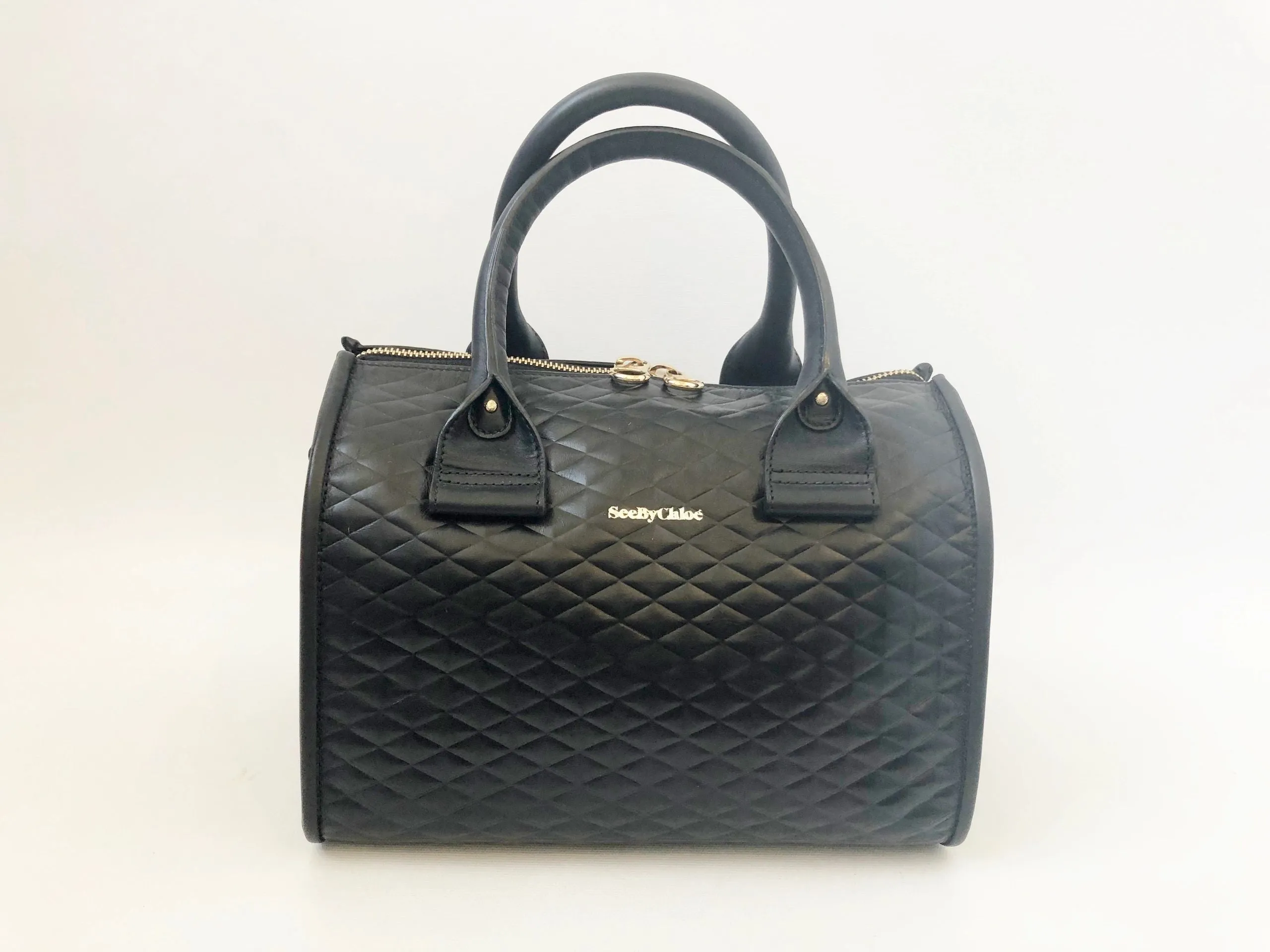 See By Chloe Quilted Satchel W/Strap