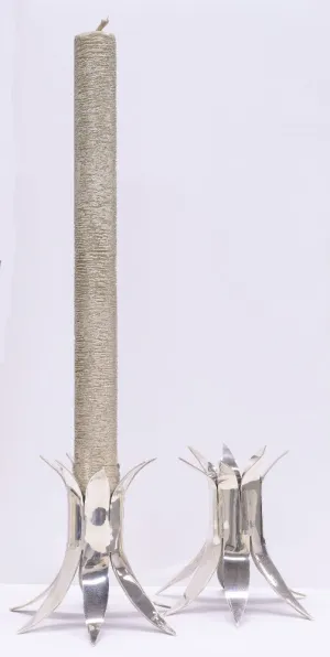 Set of Sterling Silver Candle Holders