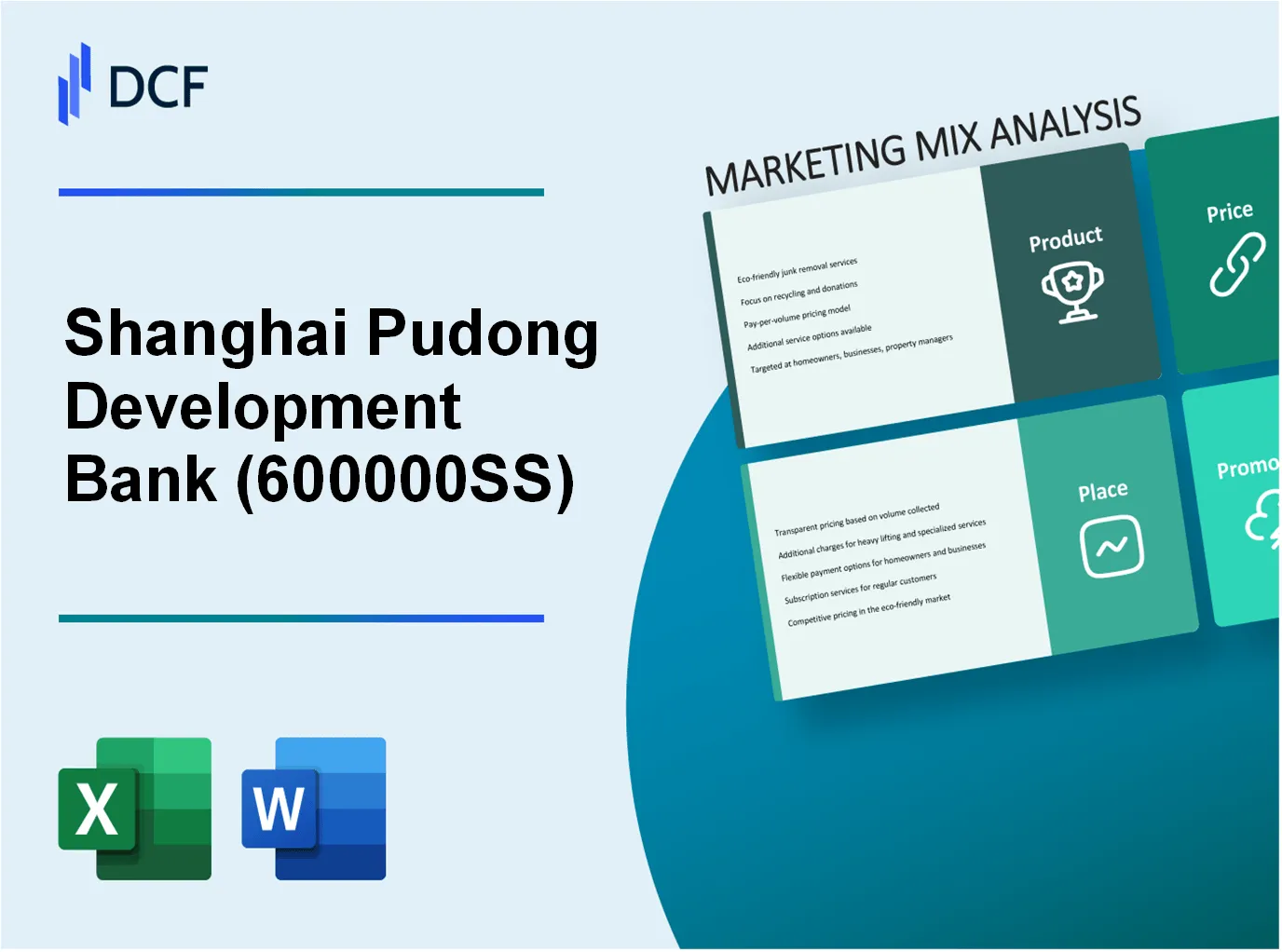 Shanghai Pudong Development Bank Co., Ltd. (600000.SS): Marketing Mix Analysis