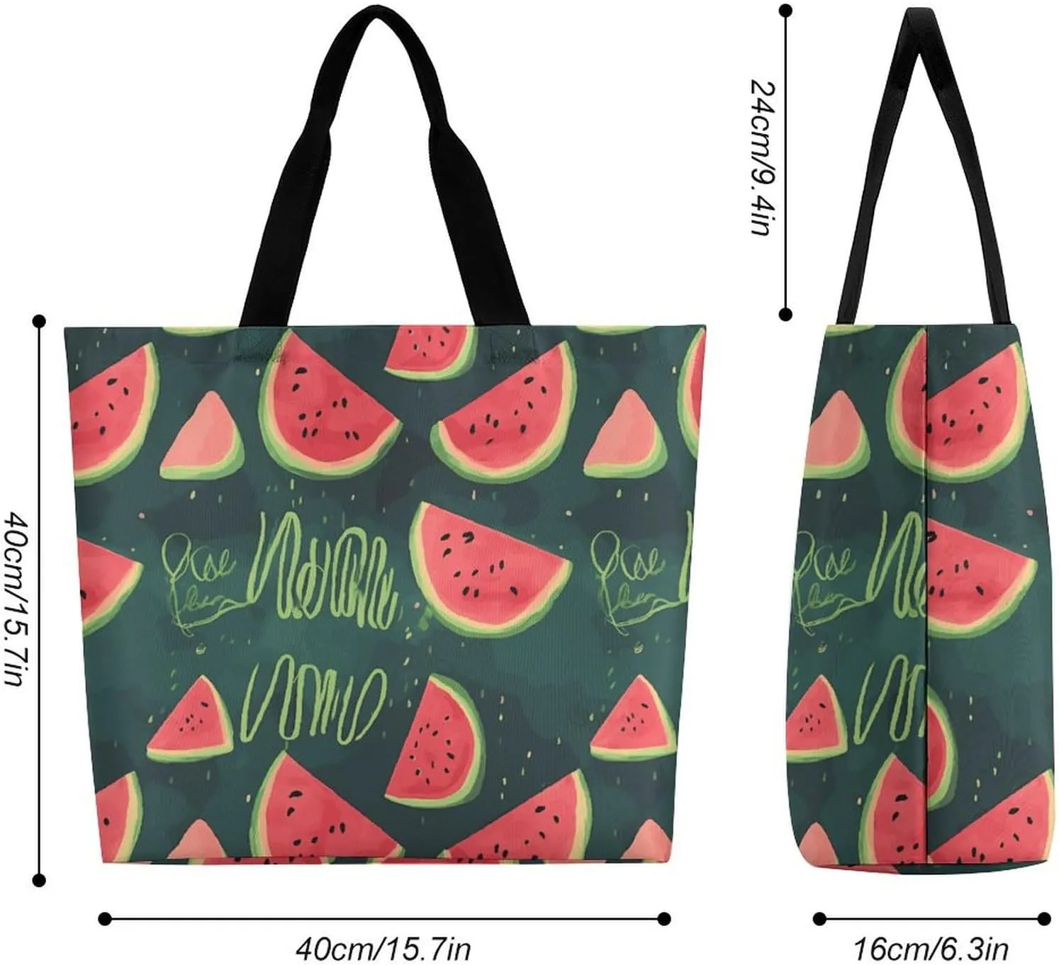 Shopping Bag for Women, Dog Pattern Tote Bag, Large Capacity Shoulder Bags for Groceries Travel