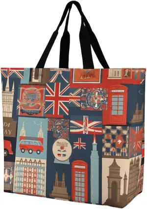 Shopping Bag for Women, Dog Pattern Tote Bag, Large Capacity Shoulder Bags for Groceries Travel