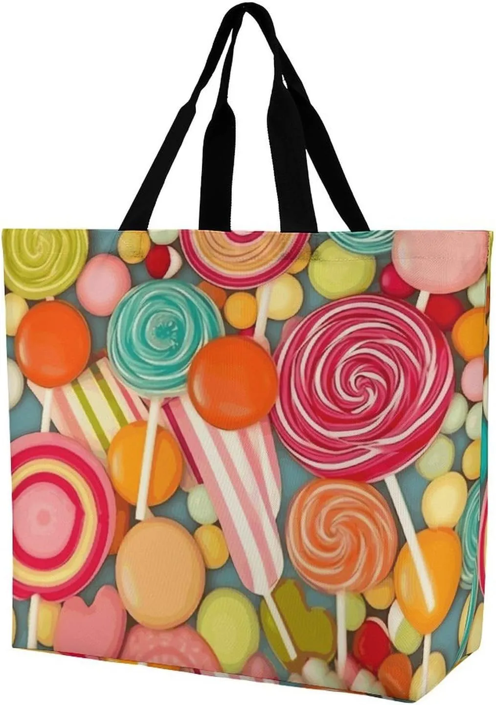 Shopping Bag for Women, Dog Pattern Tote Bag, Large Capacity Shoulder Bags for Groceries Travel