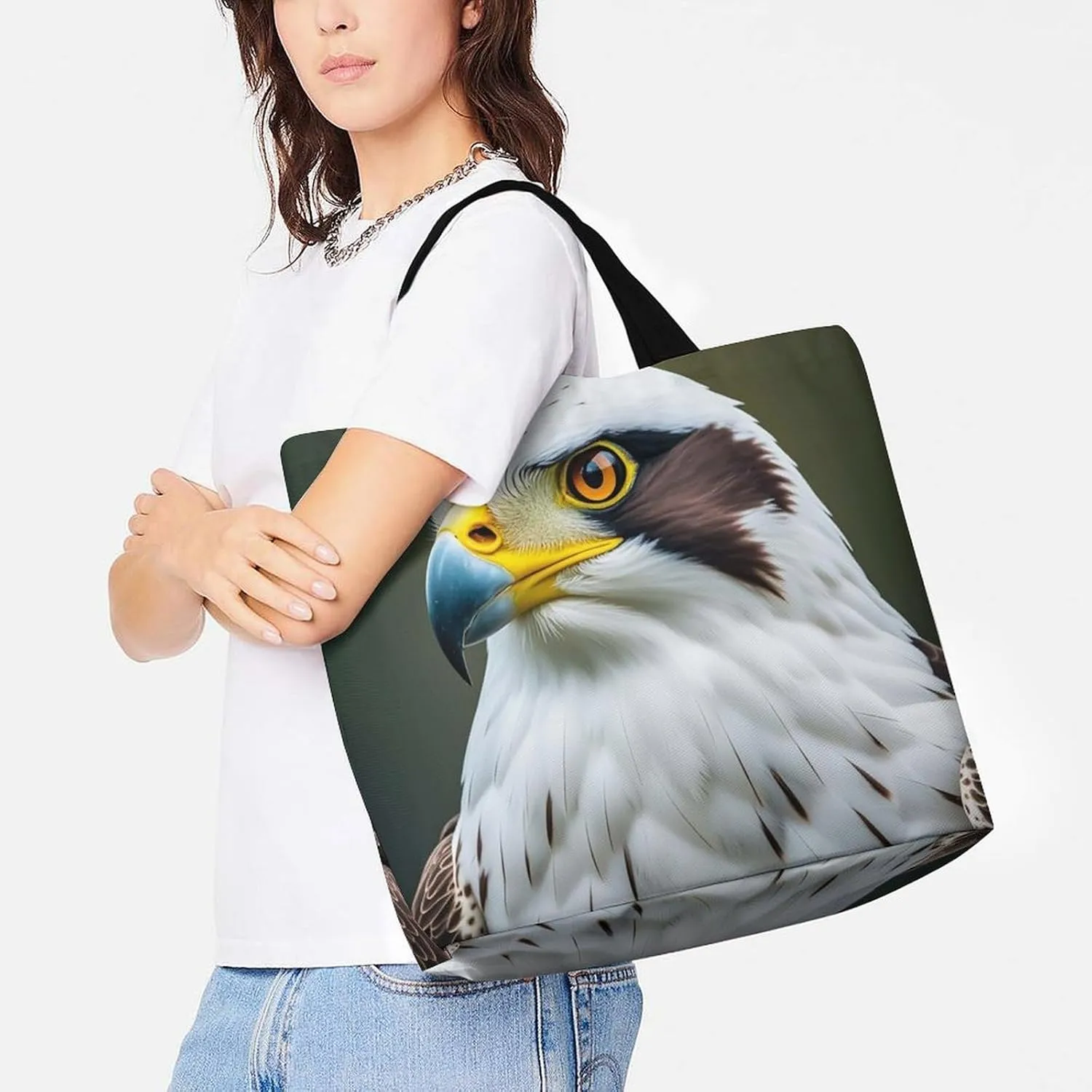 Shopping Bag for Women, Flag of Mexico Tote Bag, Large Capacity Shoulder Bags for Groceries Travel