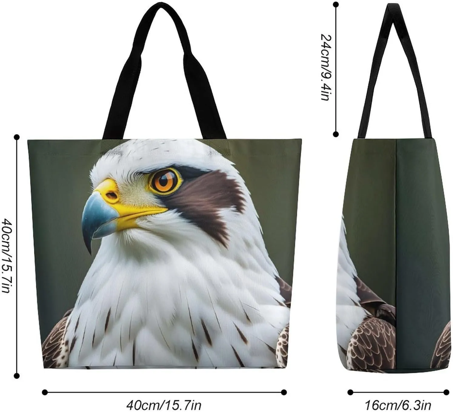 Shopping Bag for Women, Flag of Mexico Tote Bag, Large Capacity Shoulder Bags for Groceries Travel