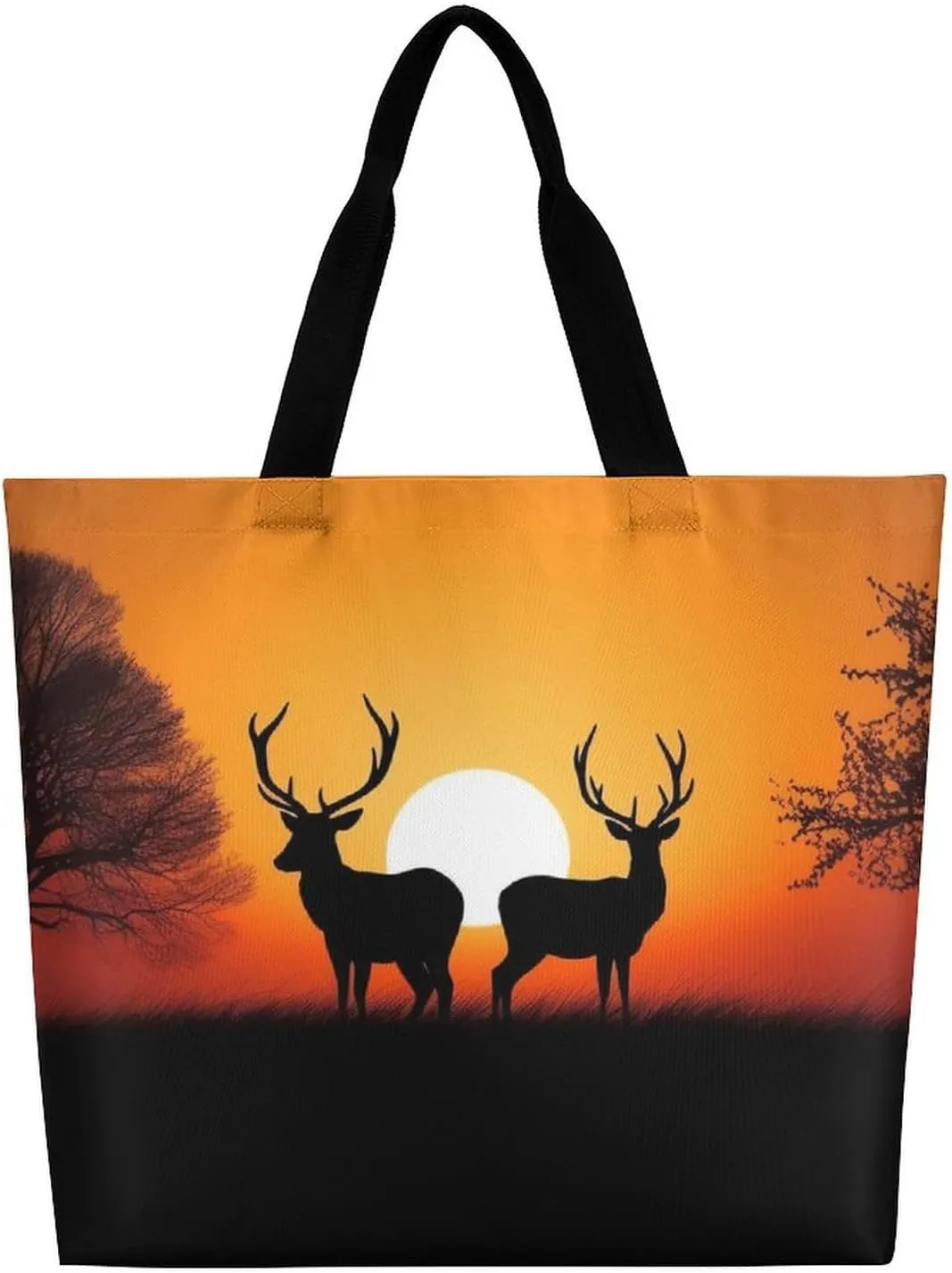 Shopping Bag for Women, Various Fruits Tote Bag, Large Capacity Shoulder Bags for Groceries Travel