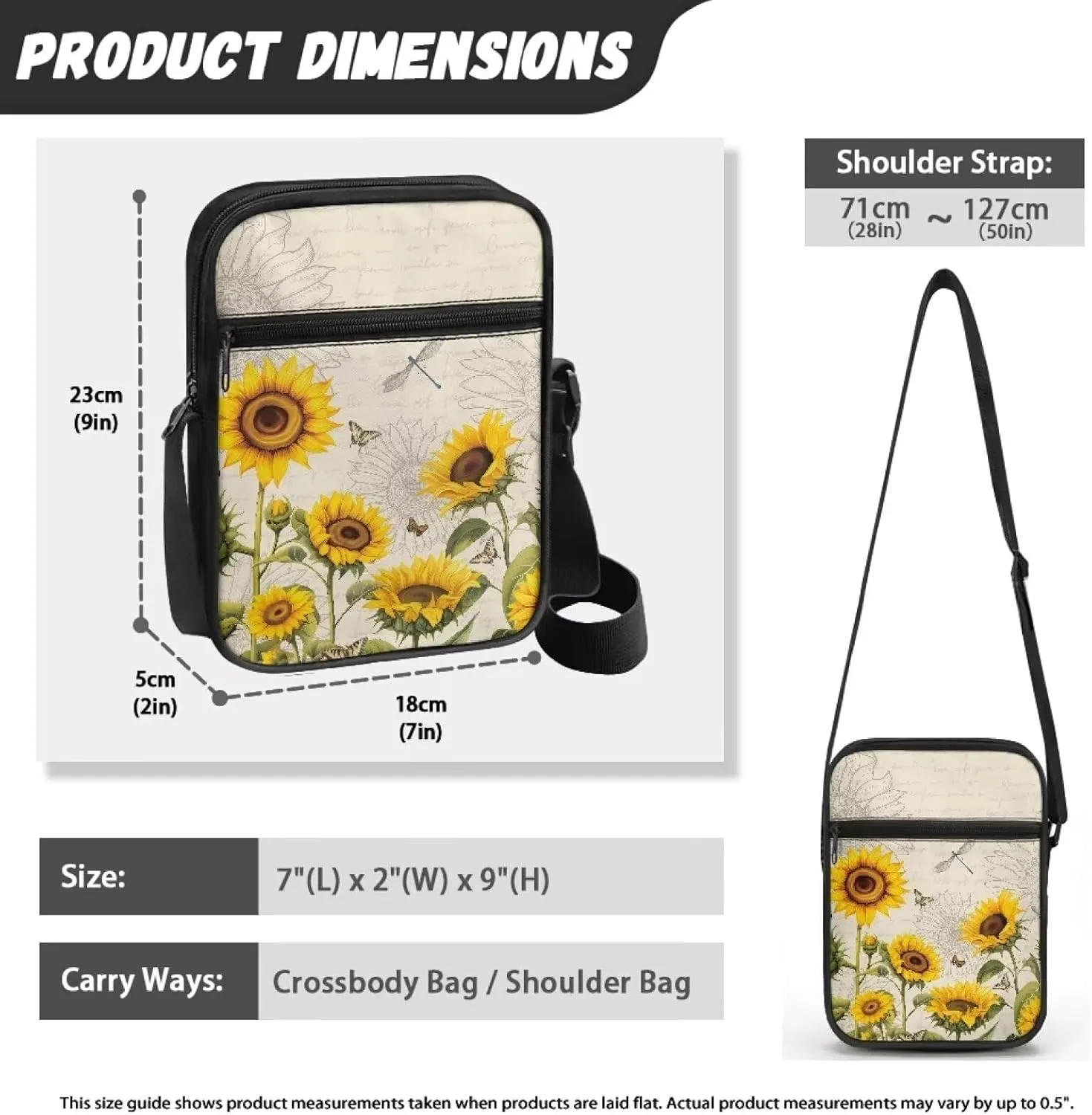 Shoulder Bag for Women Crossbody Sling Bag Fashion Messenger Bag Small Cell Phone Purse Holder Wallet
