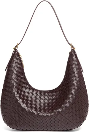 Shoulder Handbags Shoulder Bag for Women Totes Woven Vegan Leather Bag Hand Bag Working Lightweight Bags With Zipper