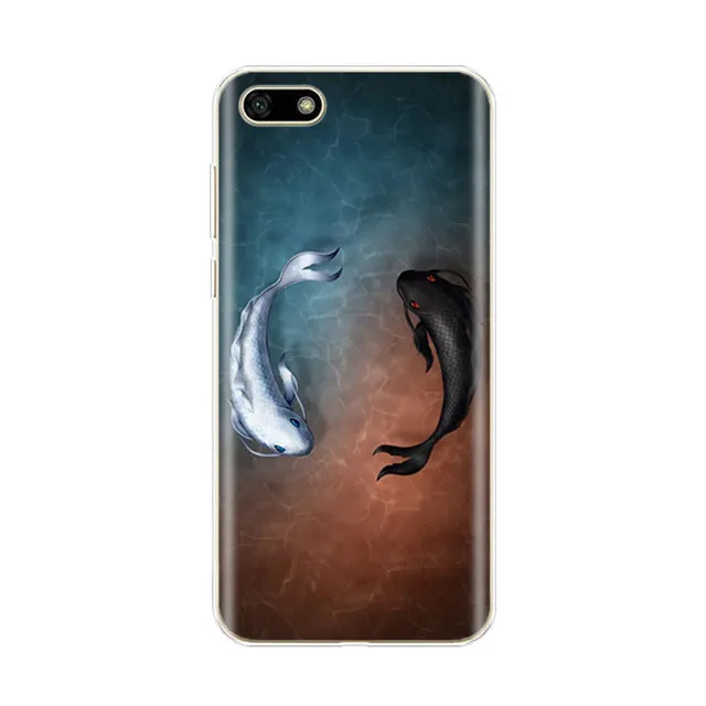 Silicone case For Huawei Honor 7A Case 5.45" inch Soft Phone Case for Huawei Honor 7 A DUA-L22 Russian Back Cover Coque bumper