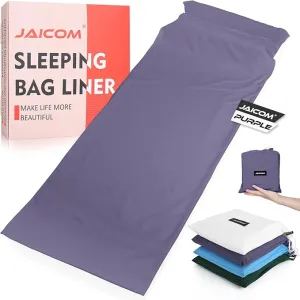Sleeping Bag Liner Ultralight - Travel Sheets for Hotel, Portable & Comfortable & Quick-Drying Adult Sleep Sack for Camping, Business Trips, Traveling, Hostel