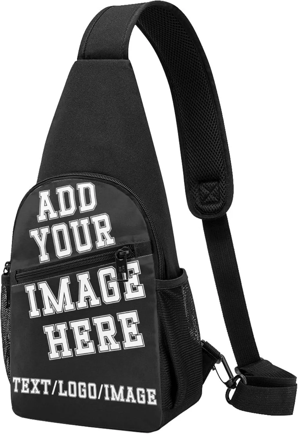 Sling Backpack Design Your Own Personalized Crossbody Sling Bags Add Your Logo Photo Text Custom Bag for Men Women
