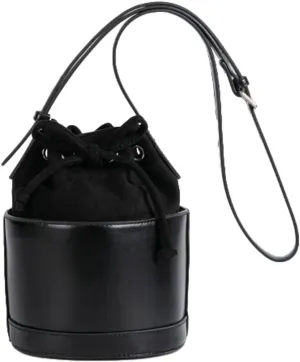 Small Bucket Bag for Women Vintage Vegan Leather Shoulder Crossbody Purse Tote Bag Handbags Drawstring Satchels