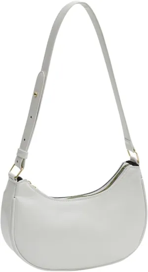 Small Crescent Shoulder Bags for Women, Cute Handbag Mini Clutch Purse Underarm