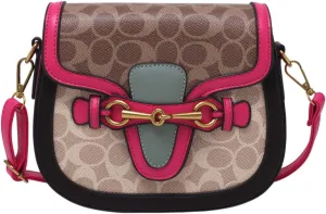 Small Crossbody Bags for Women - Artificial Leather Purse Handbag - Fashion Design - Golden Buckle