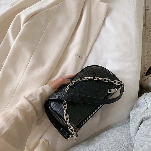 Small PU Leather Crossbody Bags For Women 2020 Simple Shoulder Handbags Female Travel Totes Lady Fashion Cross Body Bag
