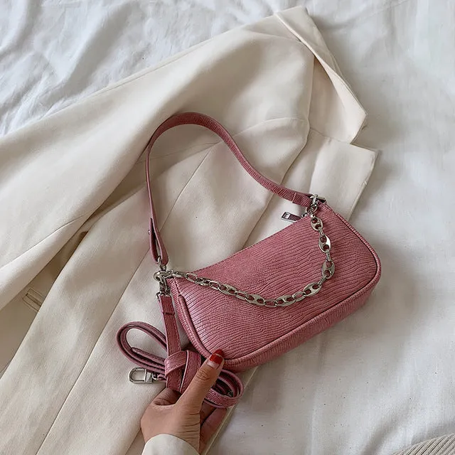 Small PU Leather Crossbody Bags For Women 2020 Simple Shoulder Handbags Female Travel Totes Lady Fashion Cross Body Bag
