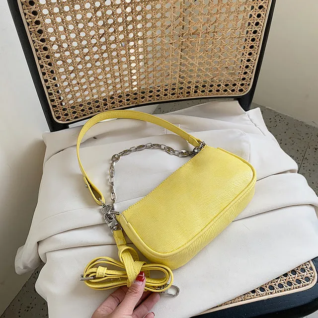 Small PU Leather Crossbody Bags For Women 2020 Simple Shoulder Handbags Female Travel Totes Lady Fashion Cross Body Bag
