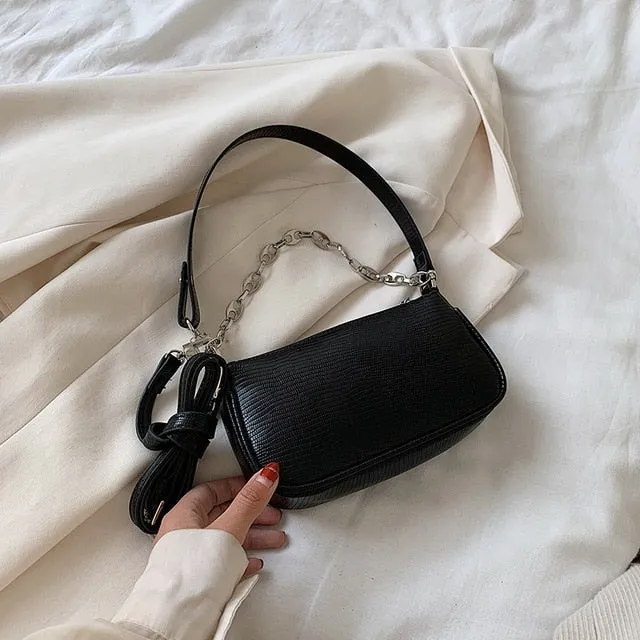 Small PU Leather Crossbody Bags For Women 2020 Simple Shoulder Handbags Female Travel Totes Lady Fashion Cross Body Bag