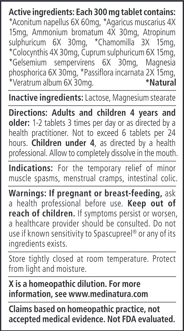 Spascupreel Tablets