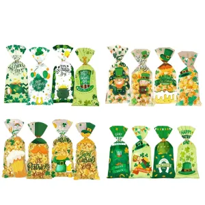 St. Patrick's Day Cookie Bags High-quality OPP 150PCS