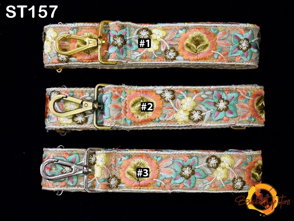 Strap for Purses Shoulder Crossbody Straps Replacement Strap Tote Messenger Bags Embroidered Boho Guitar Strap Handbag Strap Gift for Mom
