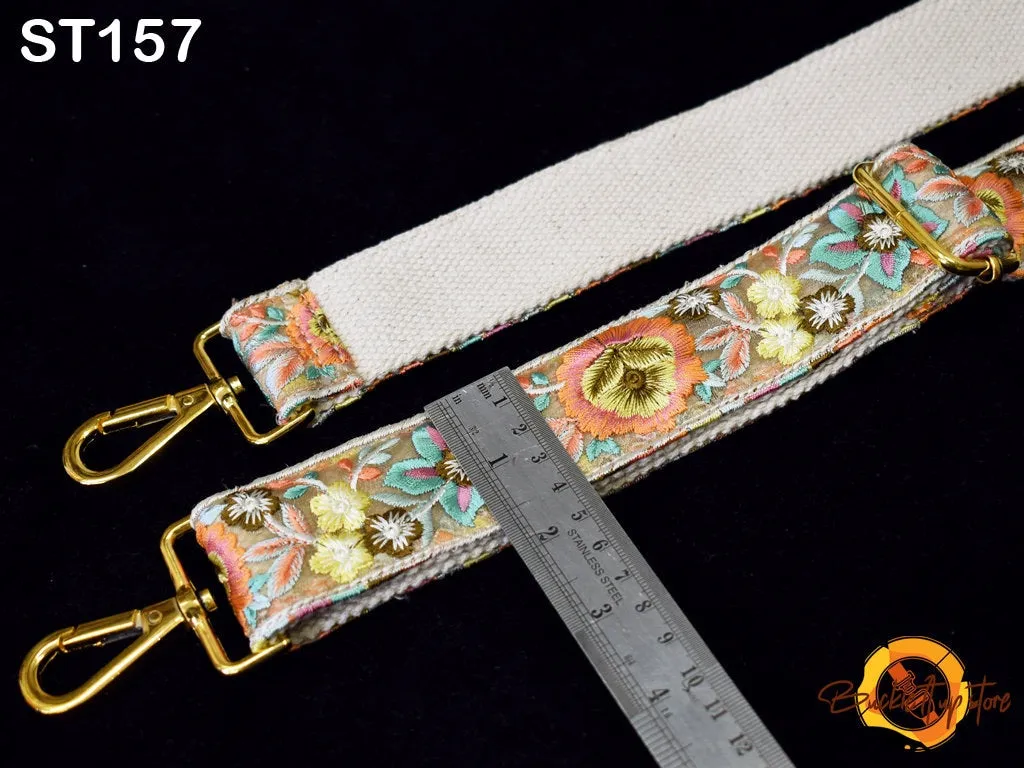 Strap for Purses Shoulder Crossbody Straps Replacement Strap Tote Messenger Bags Embroidered Boho Guitar Strap Handbag Strap Gift for Mom