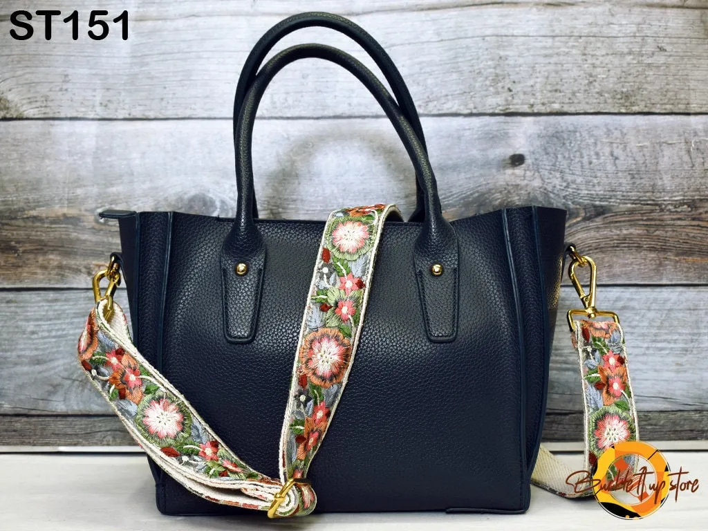 Strap for Purses Shoulder Crossbody Straps Replacement Strap Tote Messenger Bags Embroidered Boho Guitar Strap Handbag Strap Gift for Wife