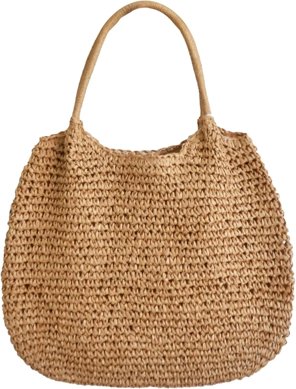 Straw Beach Bag for Women Hobo Tote Purse Shoulder Bag Everything Holiday Work Everyday Summer Outdoor Vacation