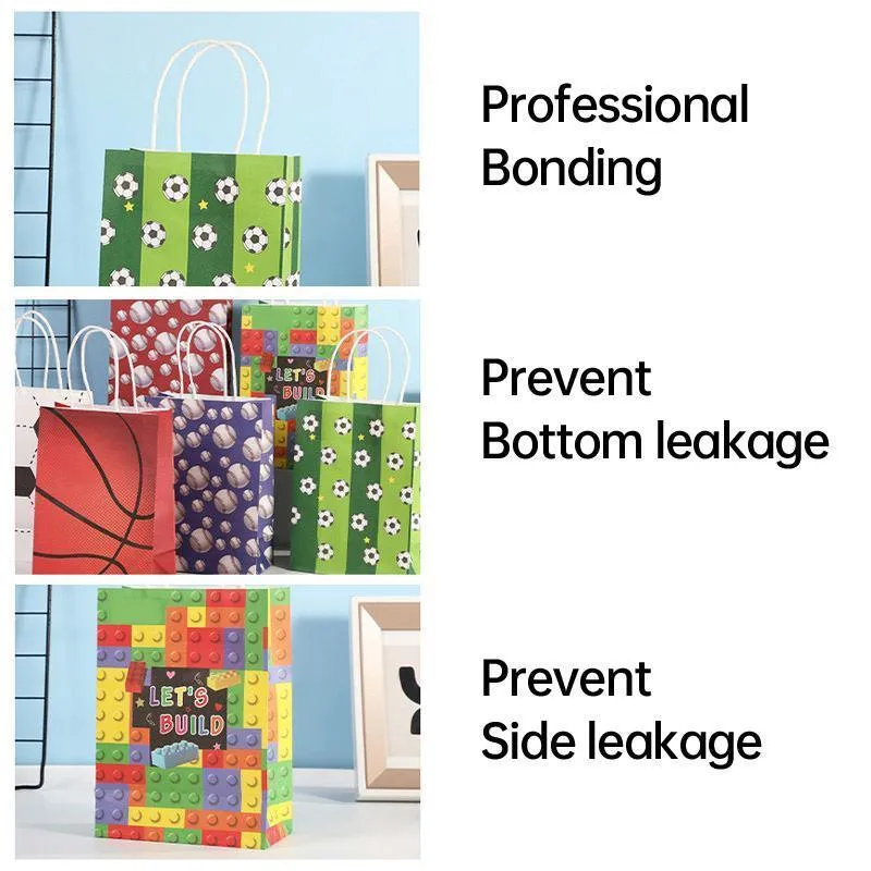 Stylish Paper Party Bags 6 Styles 30PCS