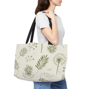 Stylish Sustainable Fashion Bag Black Cotton Handles