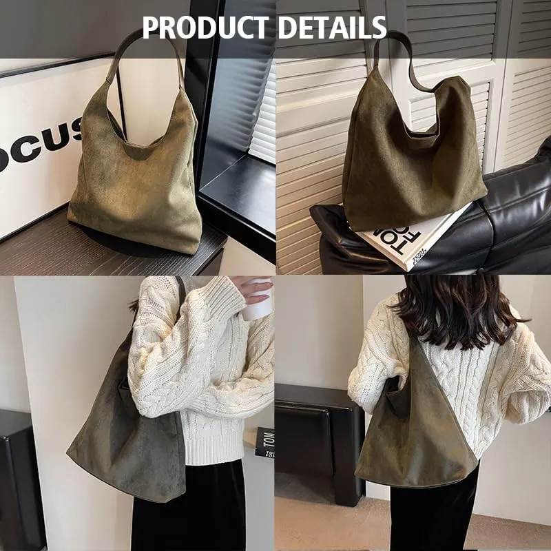 Suede Bag for Women Suede Hobo Bags Suedes Tote Bag Suedes Handbag Shoulder Bag
