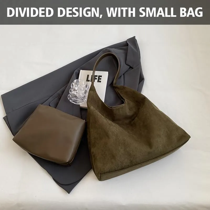 Suede Bag for Women Suede Hobo Bags Suedes Tote Bag Suedes Handbag Shoulder Bag