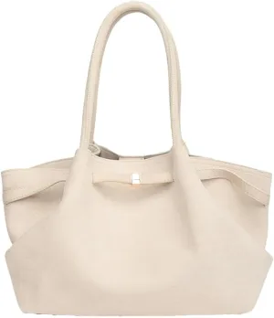 Suede Hobo Bags for Women Slouchy Suede Tote Top-handle Bag Vintage College Bag Satchels Fall Winter 2024