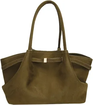 Suede Hobo Bags for Women Slouchy Suede Tote Top-handle Bag Vintage College Bag Satchels Fall Winter 2024