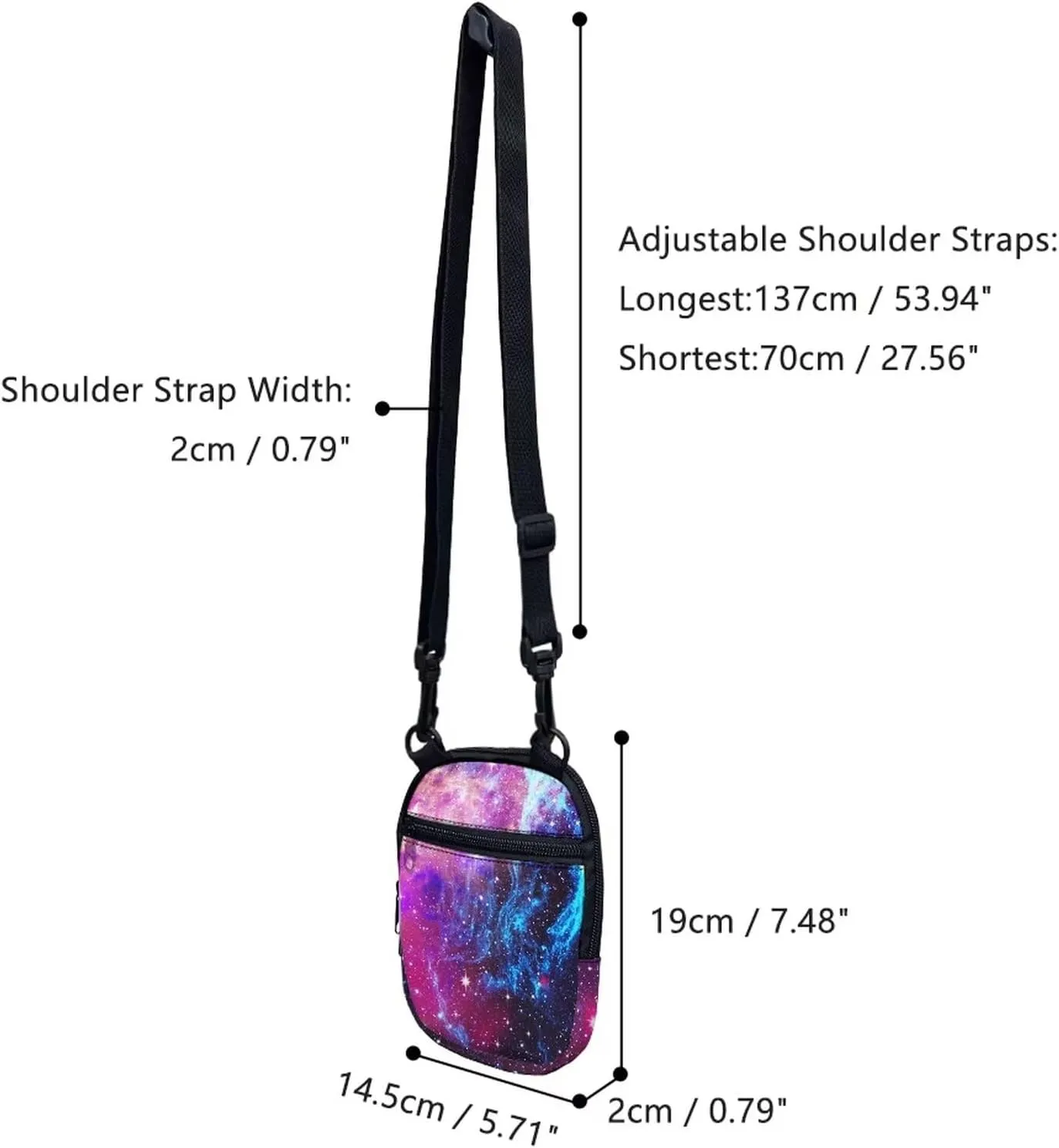 Suobstales Small Crossbody Bags for Men Casual Shoulder Bag Chest Bag Youth Messenger Bag Purses and Bags