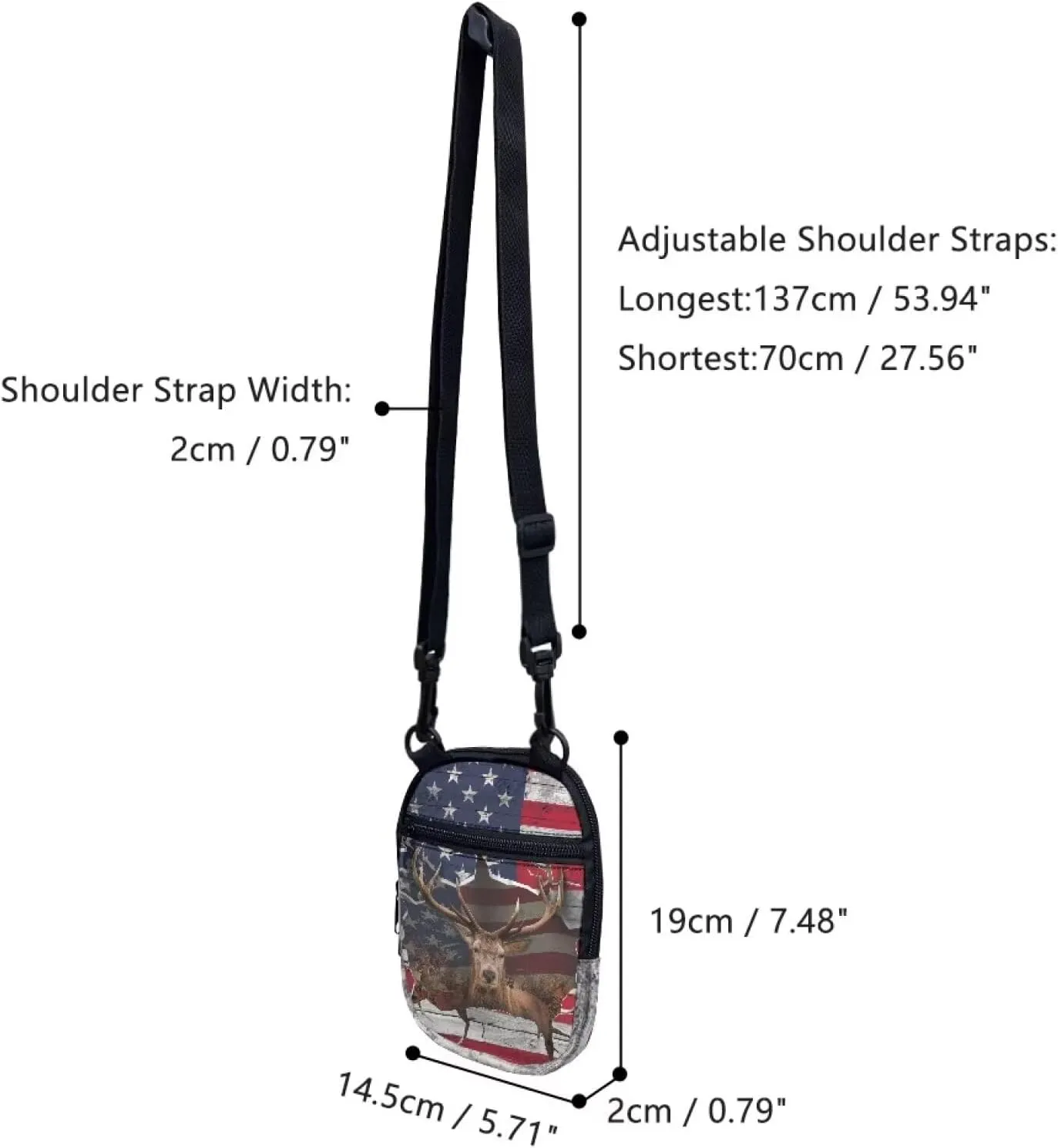 Suobstales Small Crossbody Bags for Men Casual Shoulder Bag Chest Bag Youth Messenger Bag Purses and Bags