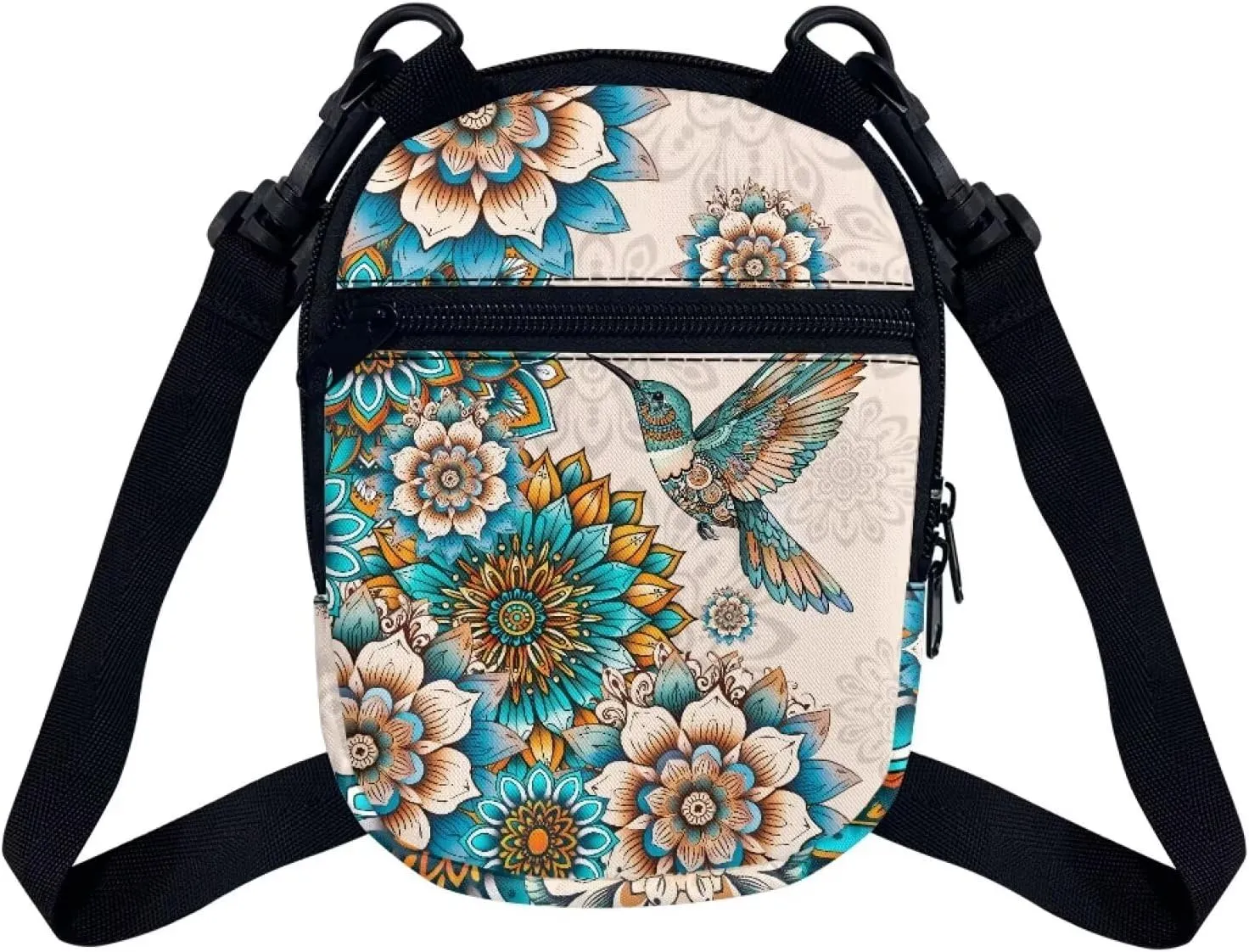 Suobstales Women Messenger Bag Mini Cross-Body Cell Phone Purse Shoulder Strap Wallet Pouch Bag Girls Crossbody Bag