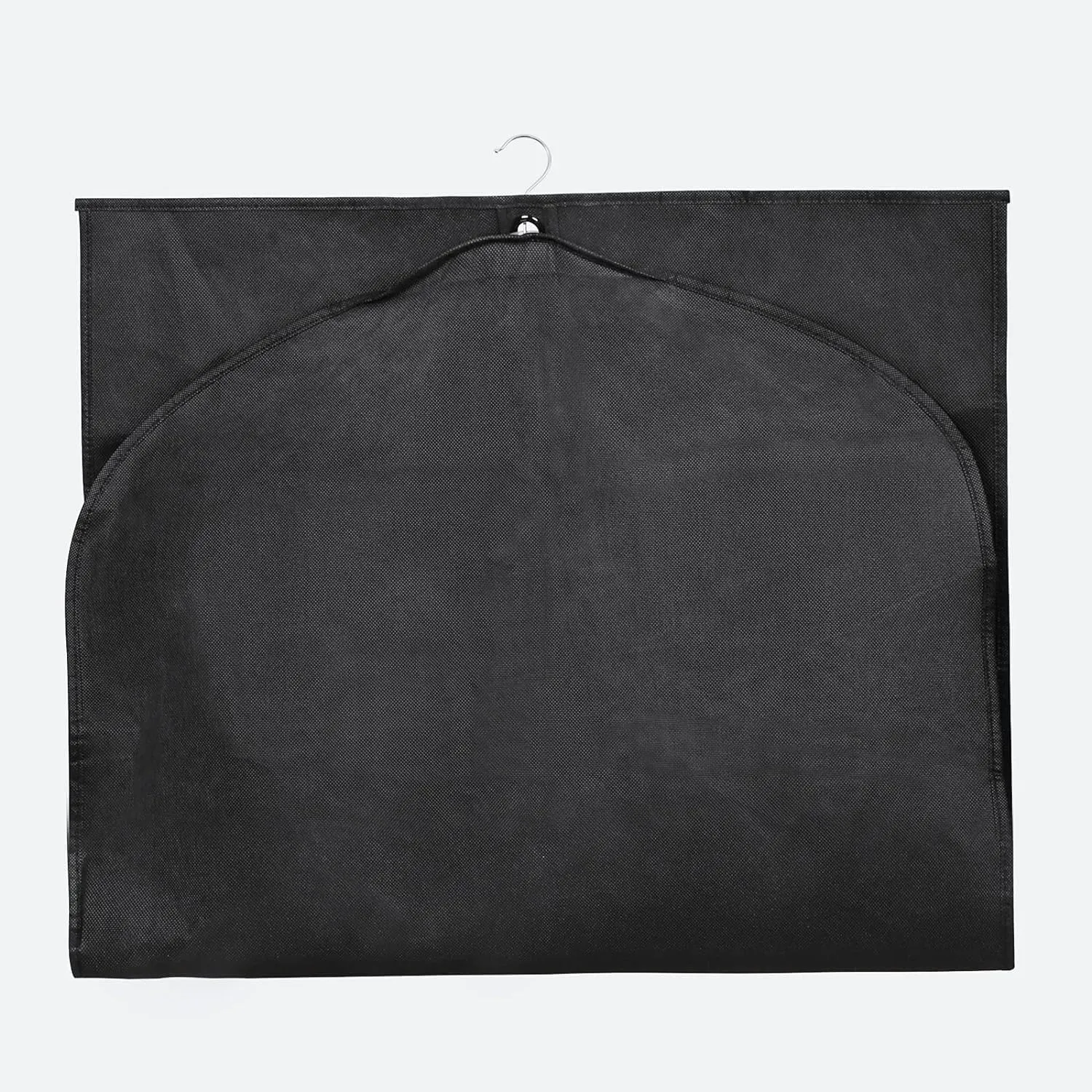 Syeeiex 40" Garment Bags for Hanging Clothes, Set of 8 Suit Bag, Suit Bags for Closet Storage, Garment Covers for Storage Suits, Shirts,T-shirts and Jackets on Closet(Black)