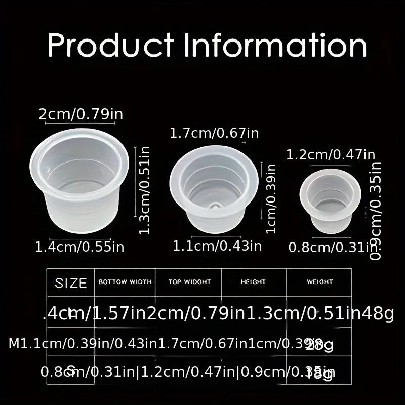 Tattoo Ink Cups, Free Shipping Canada & US