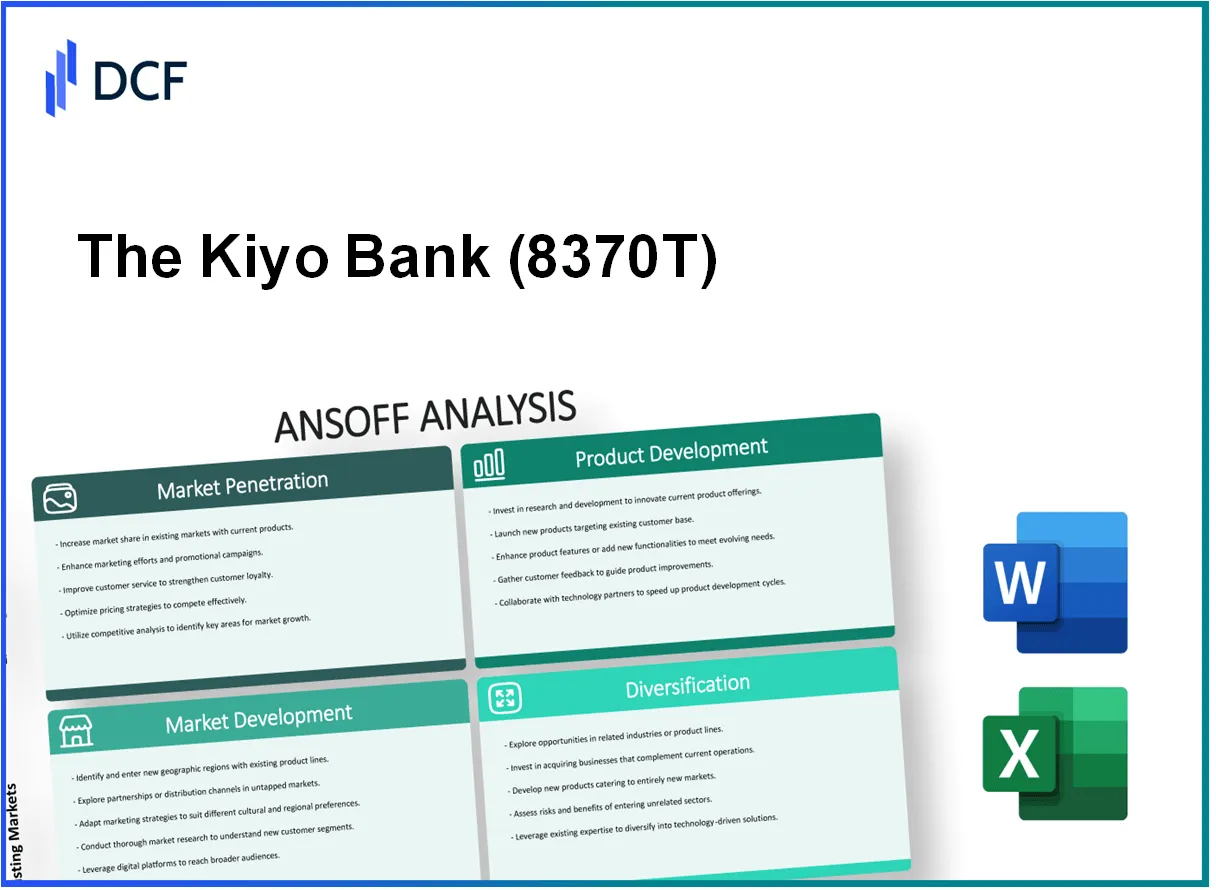 The Kiyo Bank, Ltd. (8370.T): Ansoff Matrix