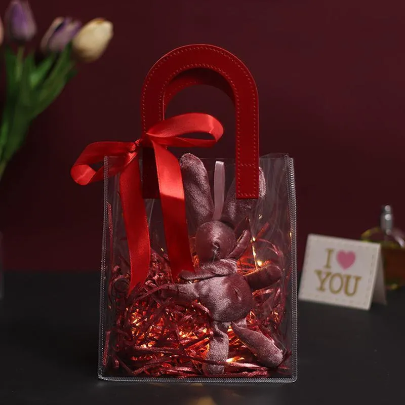 Transparent HandBags 10PCS S/L PVC