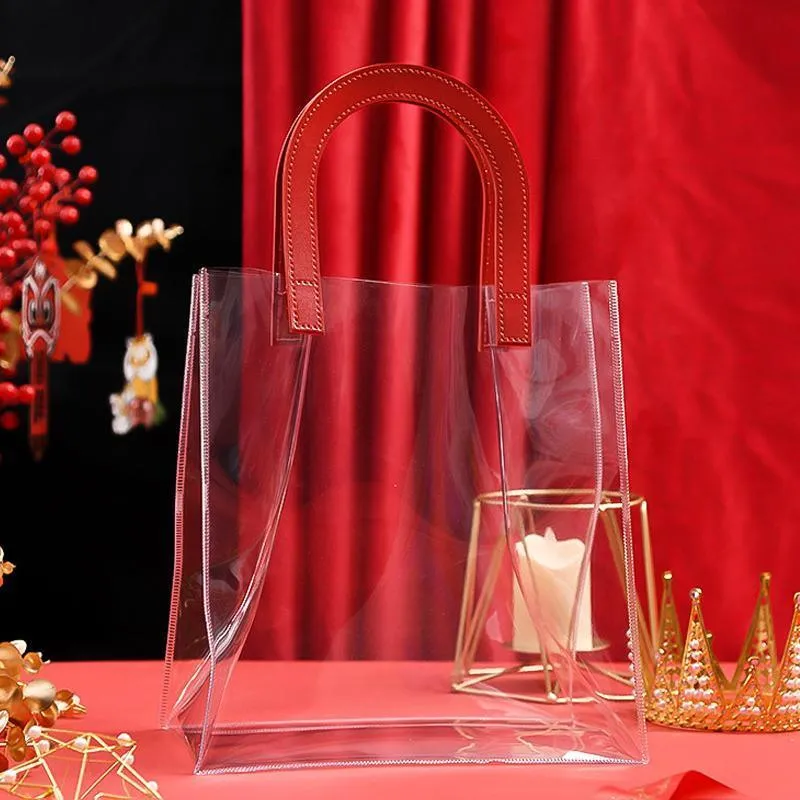 Transparent HandBags 10PCS S/L PVC