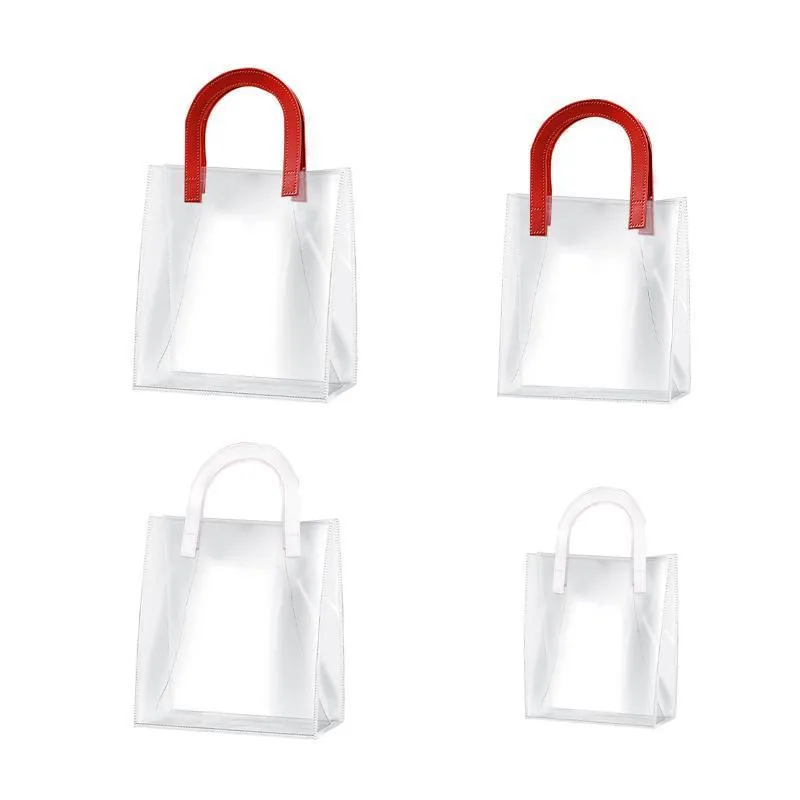 Transparent HandBags 10PCS S/L PVC