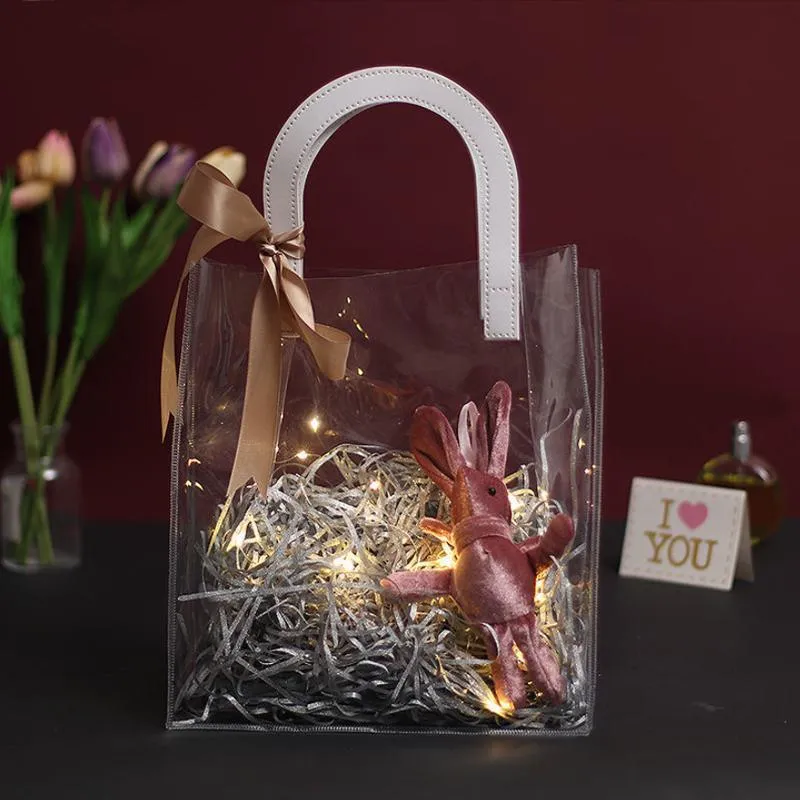 Transparent HandBags 10PCS S/L PVC