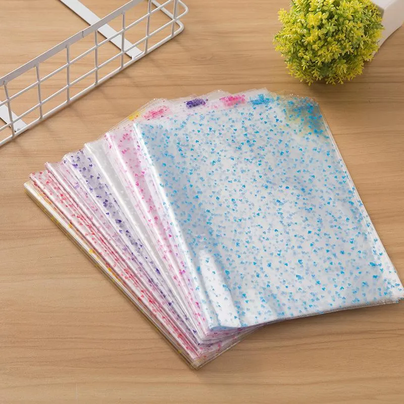 Transparent Opp Plastic Bags 700PCS 7Colours