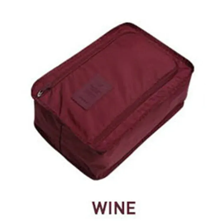 Travel Shoe Bags Portable Large Shoe Bags Waterproof with Zipper Closure Dustproof Oxford Portable Folding Shoes Storage Bag