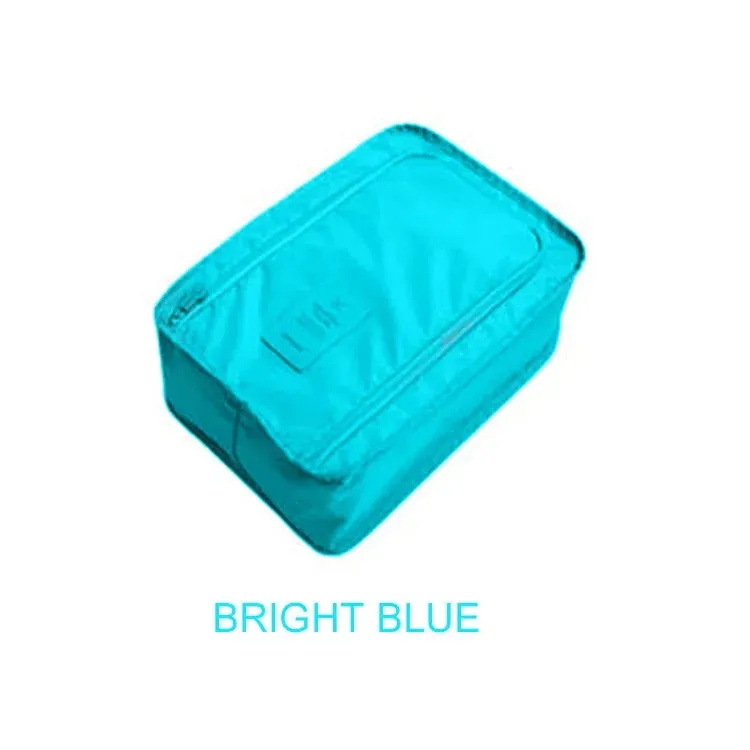 Travel Shoe Bags Portable Large Shoe Bags Waterproof with Zipper Closure Dustproof Oxford Portable Folding Shoes Storage Bag