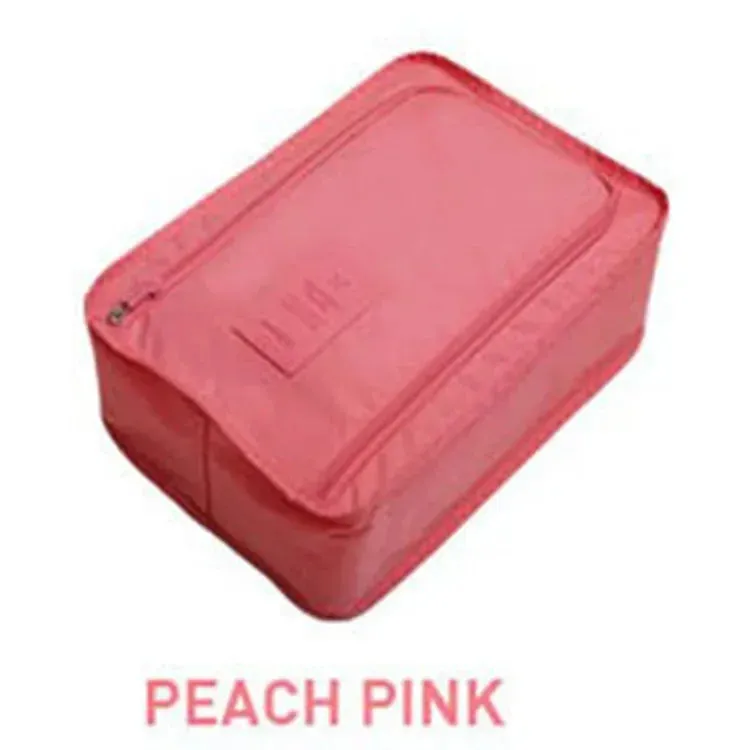 Travel Shoe Bags Portable Large Shoe Bags Waterproof with Zipper Closure Dustproof Oxford Portable Folding Shoes Storage Bag