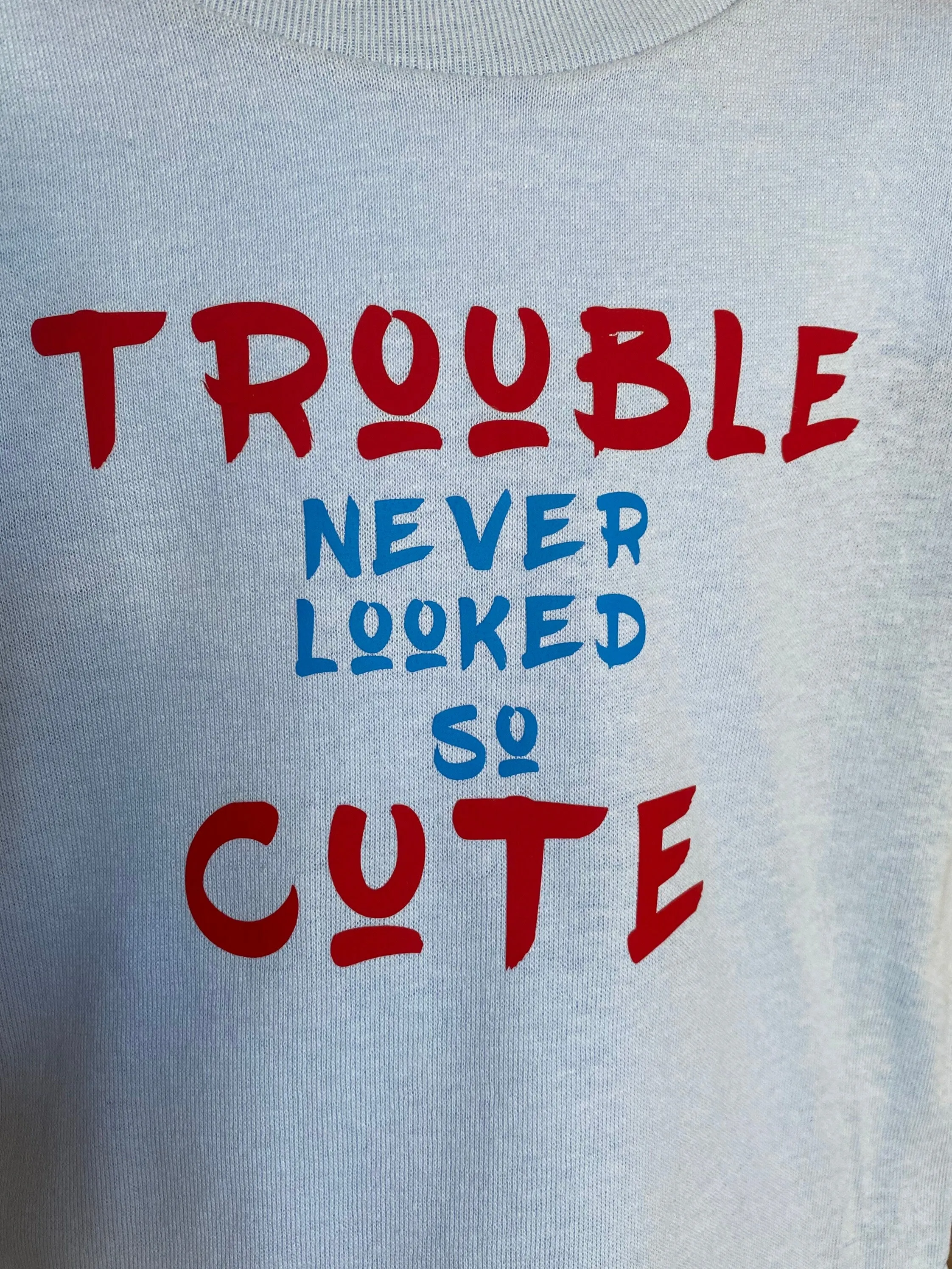 Trouble never looked so cute / funny shirt / funny kids shirt / funny kids tshirt / funny kids t shirt / funny kids tee shirt / funny tshirt